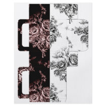 Black Pink White Gift Bag flyers by Cute_Customs Black Pink White Gift Bag flyers