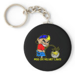 Black Piss Helmet Laws keychains