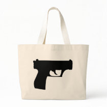 black pistol - gun bags by Tomaniac black pistol - gun bags