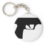 black pistol - gun keychains