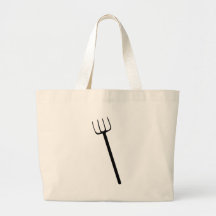black pitchfork bags