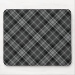 Black Plaid Mousepads