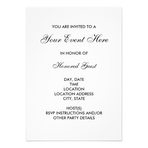 Black Polka Dot Birthday Party Personalized Announcements