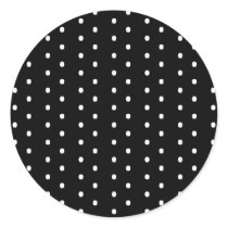Black Polka Dot Stickers