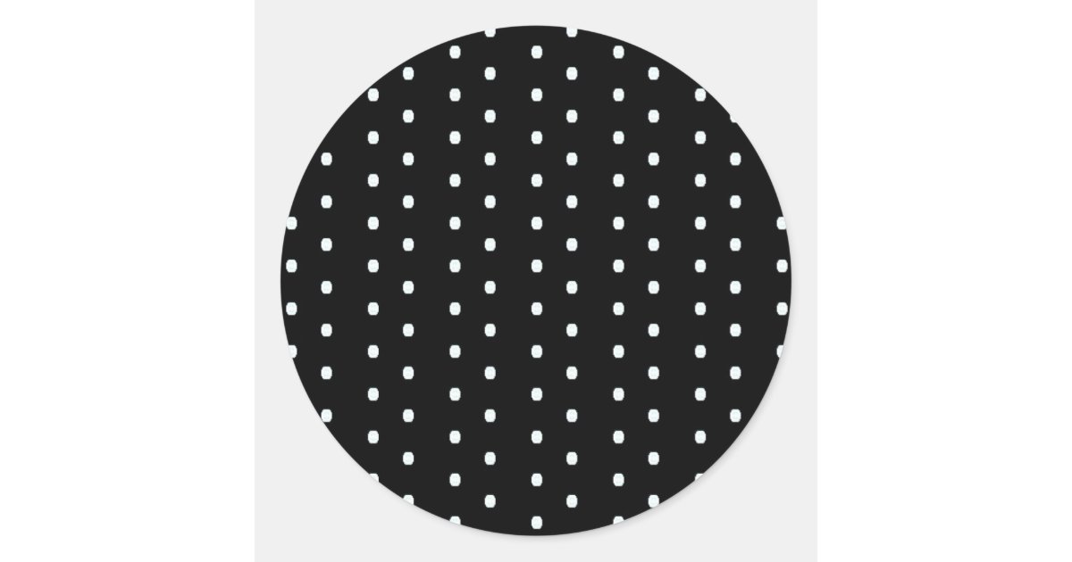 Black Polka Dot Stickers Zazzle
