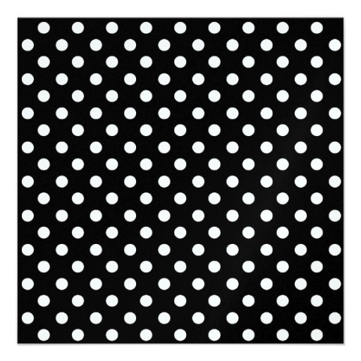 Black Polka Dots Custom Announcements