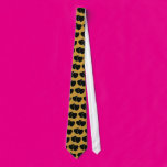 Black Polka Dotted Hearts Tie