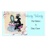 Black Poodle Boudoir Business Cards