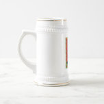 Black Poodle Christmas Holly Art Mug Stein