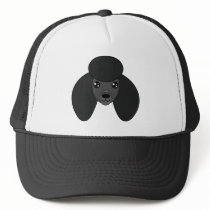 Black Poodle Hat by JustDogs Black Poodle Hat
