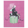 Black Poodle in Hatbox Vintage Style Custom Flyer
