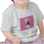 Black Poodle in Hatbox Vintage Style T-shirt