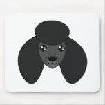 Black Poodle Mousepad