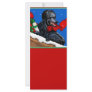 Black Poodle n Packages Christmas Holiday Art Full Color Rack Card