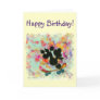 Black Poodle Skateboard Art Print Cards