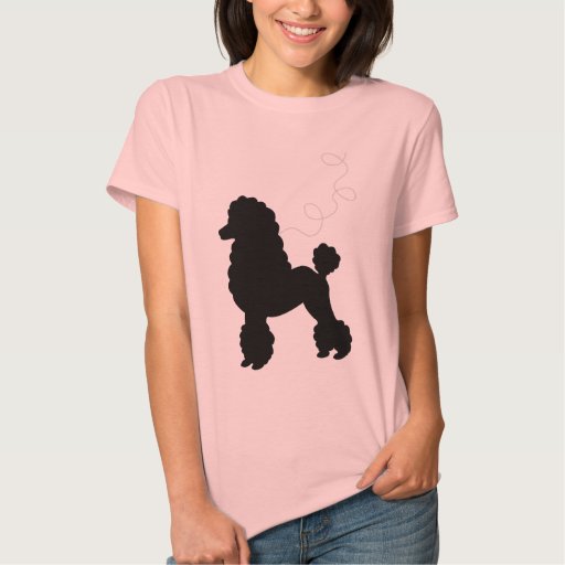 black poodle shirt