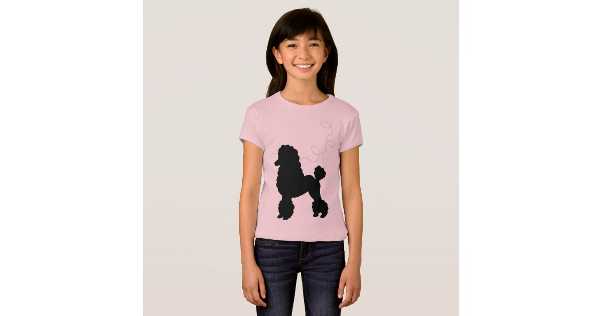 black poodle shirt