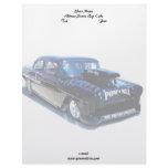 Black POW custom classic car Letterhead Template