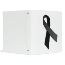 Black POW MIA Rememrance Awareness Ribbon Binders