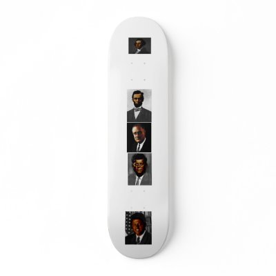 Black Presidents Skate Deck by JetCopter5