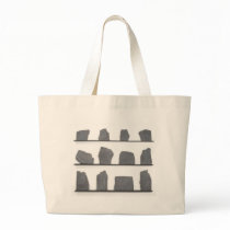 black printed bag