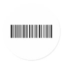 black product bar code item stickers