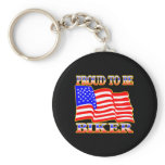 Black Proud Be American Biker keychains