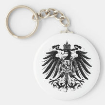 Black Prussian Eagle Keychain