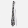 Black Pug Dog necktie