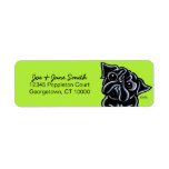 Black Pug Face Lime labels
