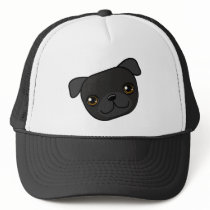 Black Pug hats