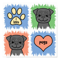 Black Pug posters