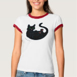 Black Pussy Cat t-shirts