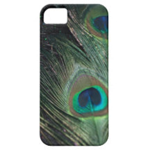 Black Rainbow Peacock iPhone 5 Covers
