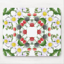 Black Raspberry Geometric Mousepad
