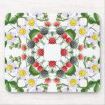 Black Raspberry Geometric Mousepad