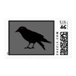 Black Raven at Night postage