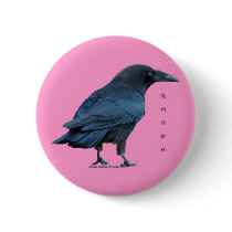 Black Raven Collection III buttons by RavenSpiritPrints Black Raven Collection III buttons