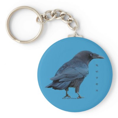 Black Raven Collection III Key Chains by RavenSpiritPrints