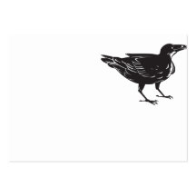 Black Raven Retro Business Card