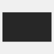 Black Rectangle Sticker