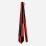 Black red bold circle stripes positive negative neckties