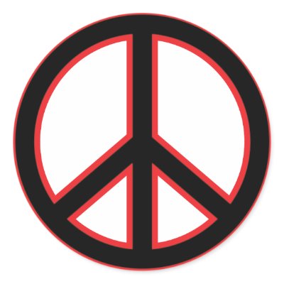 black and peace screen