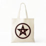 Black & Red Pentacle Canvas Bags