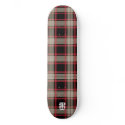 Black & Red Plaid skateboards by CheetaFight Black & Red Plaid skateboards