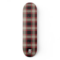 Black & Red Plaid skateboards