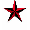 Black & Red Star t-shirts by smallaxe Black & Red Star t-shirts