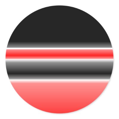 Black/Red & White Design Stickers by mrssocolov2