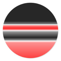 Black/Red & White Design Stickers
