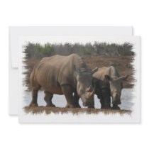 Black Rhino Invitation